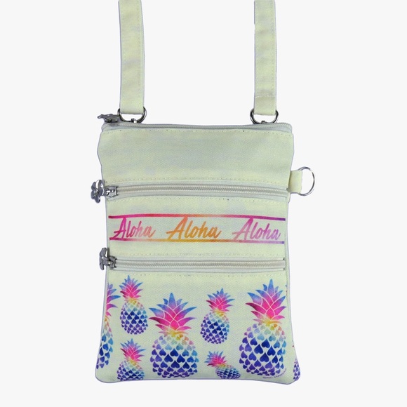 Hilo Hattie Handbags - Pineapple Rainbow Crossbody Purse
